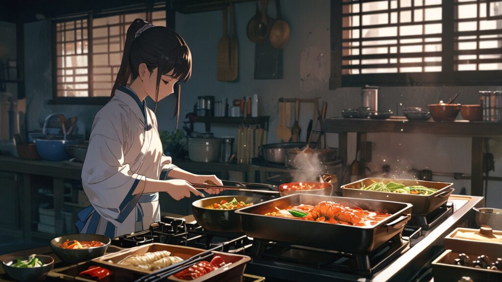 料理シーン イメージ