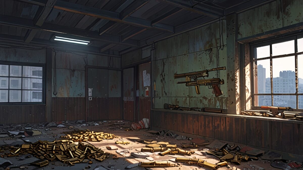 ソウルの裏社会を象徴する廃ビルの一室 イメージ