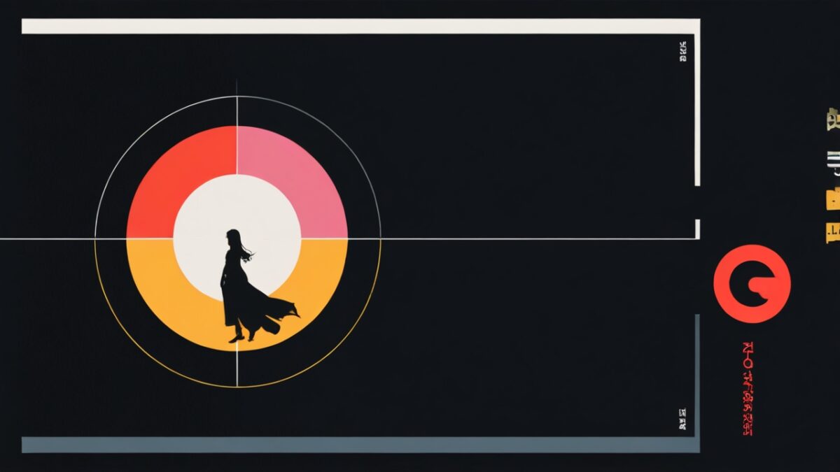 バラード曲の切ない歌詞を象徴する夜のピアノと女性の影のアート