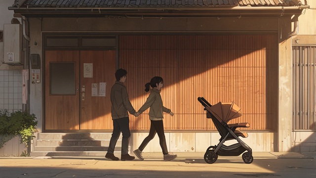 ソン・テヒョン・ウ・ヒョンジンとベビーカー