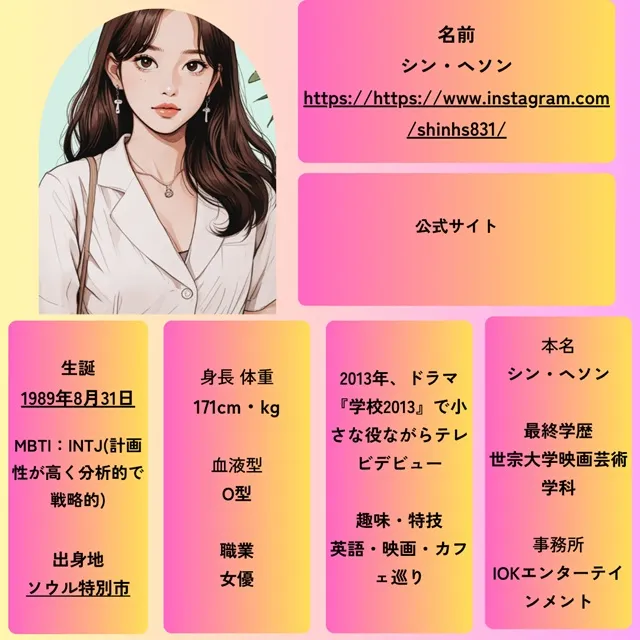 シン・ヘソン　コンミョン　イメージ画像