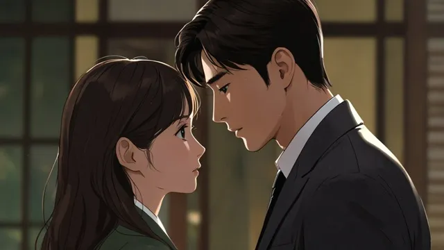 コ・ウンセとチャン・テハが向かい合うシーン イメージ画像