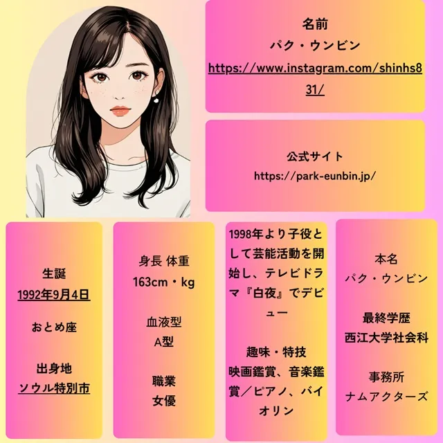 パク・ウンビンとチャ・ウヌ　イメージ画像