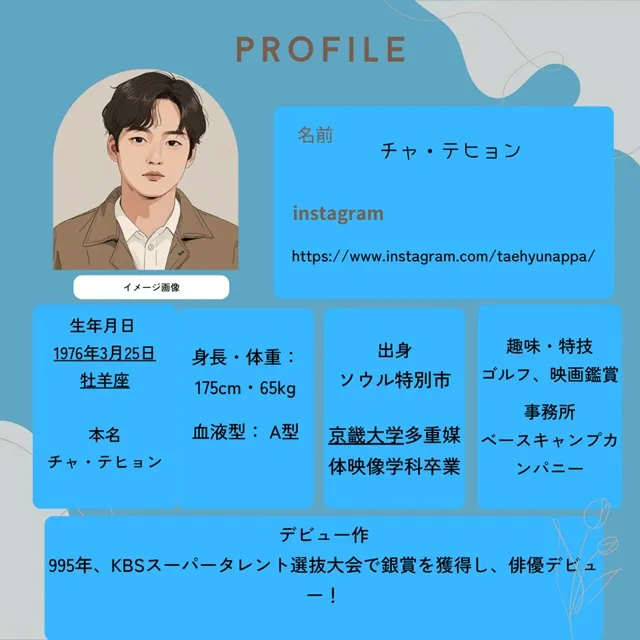 チャ・テヒョン プロフィール