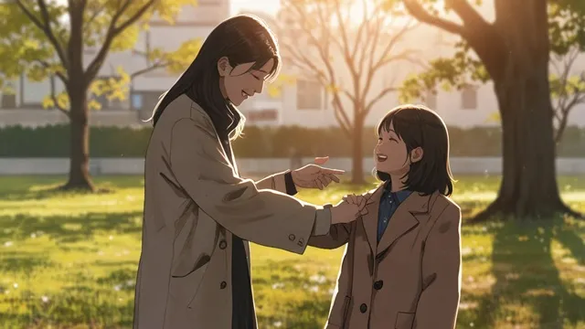 母と娘が再び絆を取り戻す温かなシーン