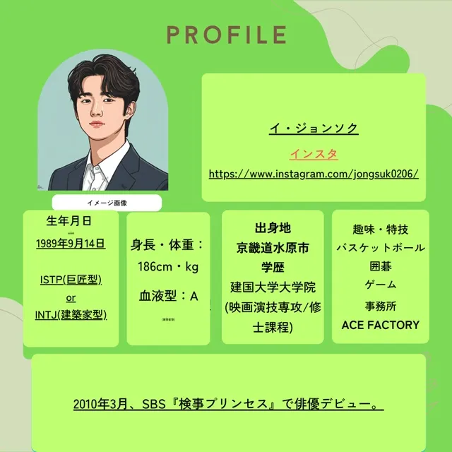 イ・ジョンソク プロフィール
